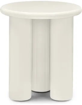 Odkládací stolek Blair 40 cm krémový