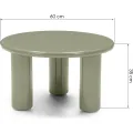 Konferenční stolek Blair 60 cm olivový