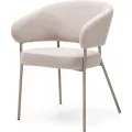 Jídelní křeslo Lamu bouclé béžové