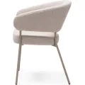 Jídelní křeslo Lamu bouclé béžové