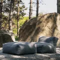 Středový modul zahradní pohovky Vacuum 85 cm šedý