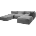 Středový modul zahradní pohovky Vacuum 85 cm šedý