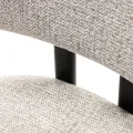 Designová jídelní židle Flare šedo-béžová/černá