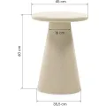 Odkládací stolek Montis 45 cm béžový