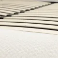 Dvoulůžková čalouněná postel Lumi 160x200 s roštem a úložným prostorem béžová