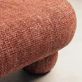 Designový taburet Fragola 90 cm červený