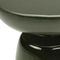 Odkládací stolek Logan 40 cm zelený lesklý