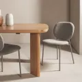 Jídelní židle Alexa hnědá/béžová