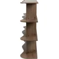 Nízká knihovna Rheo 160 cm ořech Villa