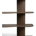 Nízká knihovna Rheo 160 cm ořech Villa