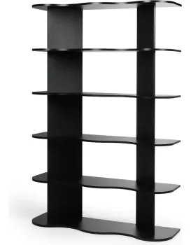 Knihovna Rheo 120 cm černá