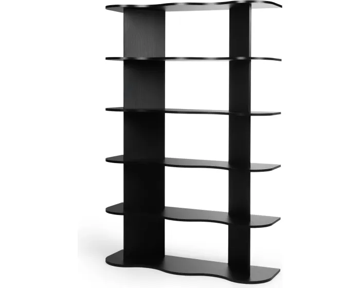 Knihovna Rheo 120 cm černá