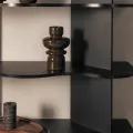 Knihovna Rheo 120 cm černá