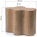 Odkládací stolek Cosmo 66 cm ořech