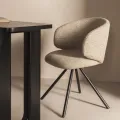 Jídelní otočná židle Pearl hnědá