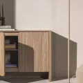 Komoda Moku 103,6 cm dub perleťový