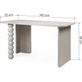 Psací stůl Orel 140 cm kašmír