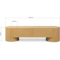 TV stolek Aspen 200 cm dub přírodní