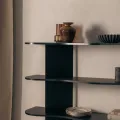 Nízká knihovna Rheo 160 cm černá