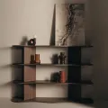 Nízká knihovna Rheo 160 cm ořech Villa
