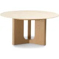 Konferenční stolek Klimt 90 cm travertin/dub přírodní