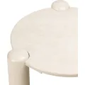 Konferenční stolek Noemi 66 cm světle béžový/mramor