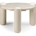 Konferenční stolek Noemi 66 cm světle béžový/mramor