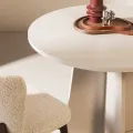 Kulatý jídelní stůl Merlo 100 cm kašmírový