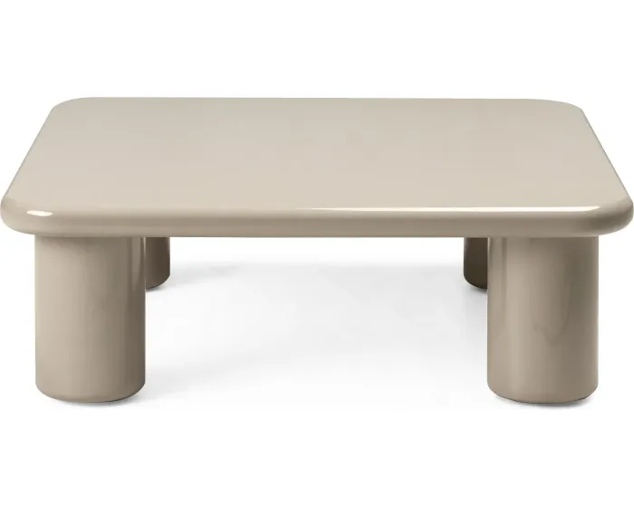 Konferenční stolek Cherry 90 cm tmavě béžový