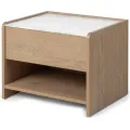 Noční stolek Tanami 53,2 cm dub Cremona Torro/mramor