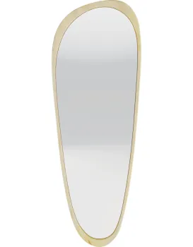 Nástěnné zrcadlo Sogno 165 cm z masivu hnědé
