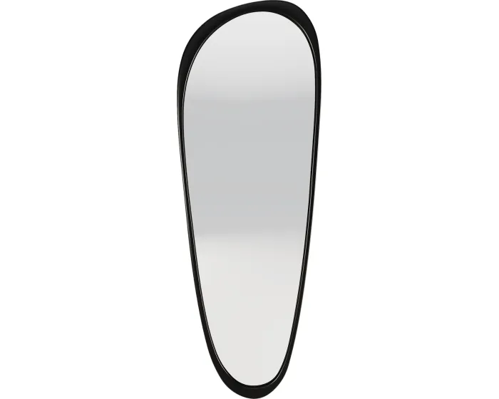 Nástěnné zrcadlo Sogno 165 cm z masivu černé