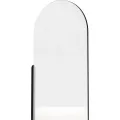 Nástěnné zrcadlo s LED osvětlením Brio 40x105 cm černé