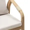 Zahradní křeslo Castello z masivu béžové