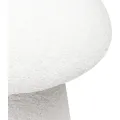 Designový taburet Cap bouclé bílý