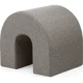 Designový taburet Arc světle hnědý
