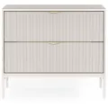 Skříňka pod umyvadlo Livia s deskou 84 cm kašmírová