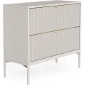 Skříňka pod umyvadlo Livia s deskou 84 cm kašmírová