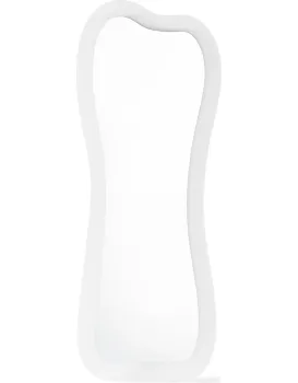 Stojací zrcadlo s LED osvětlením Cella 63x160 cm bílé