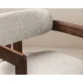 Jídelní židle Noa z masivu béžová/ořech
