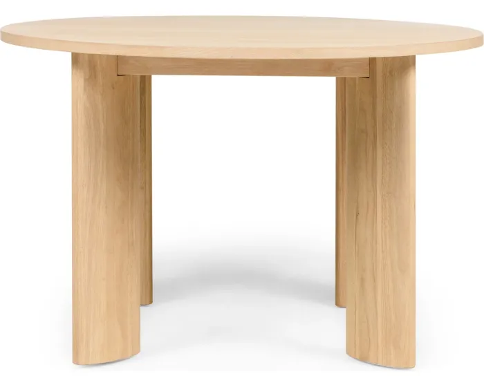 Kulatý jídelní stůl Bali 120 cm hnědý