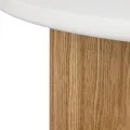 Konferenční stolek Marlo 80 cm krémový/dub přírodní