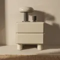 Noční stolek Lagos 52 cm krémový