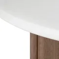 Konferenční stolek Marlo 80 cm krémový/ořech