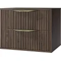 Závěsná skříňka pod umyvadlo Avila s deskou 60 cm ořech