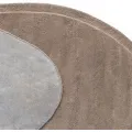 Vlněný koberec Tsuki 105x210 cm taupe