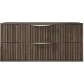 Závěsná skříňka pod umyvadlo Avila s deskou 100 cm ořech Villa