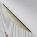 Závěsná skříňka pod umyvadlo Avila s deskou 80 cm bílá/zlatá