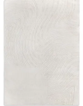 Vlněný obdélníkový koberec Asa 120x180 cm krémový