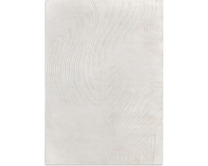 Vlněný obdélníkový koberec Asa 120x180 cm krémový